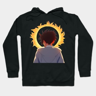 anime with the sun Hoodie